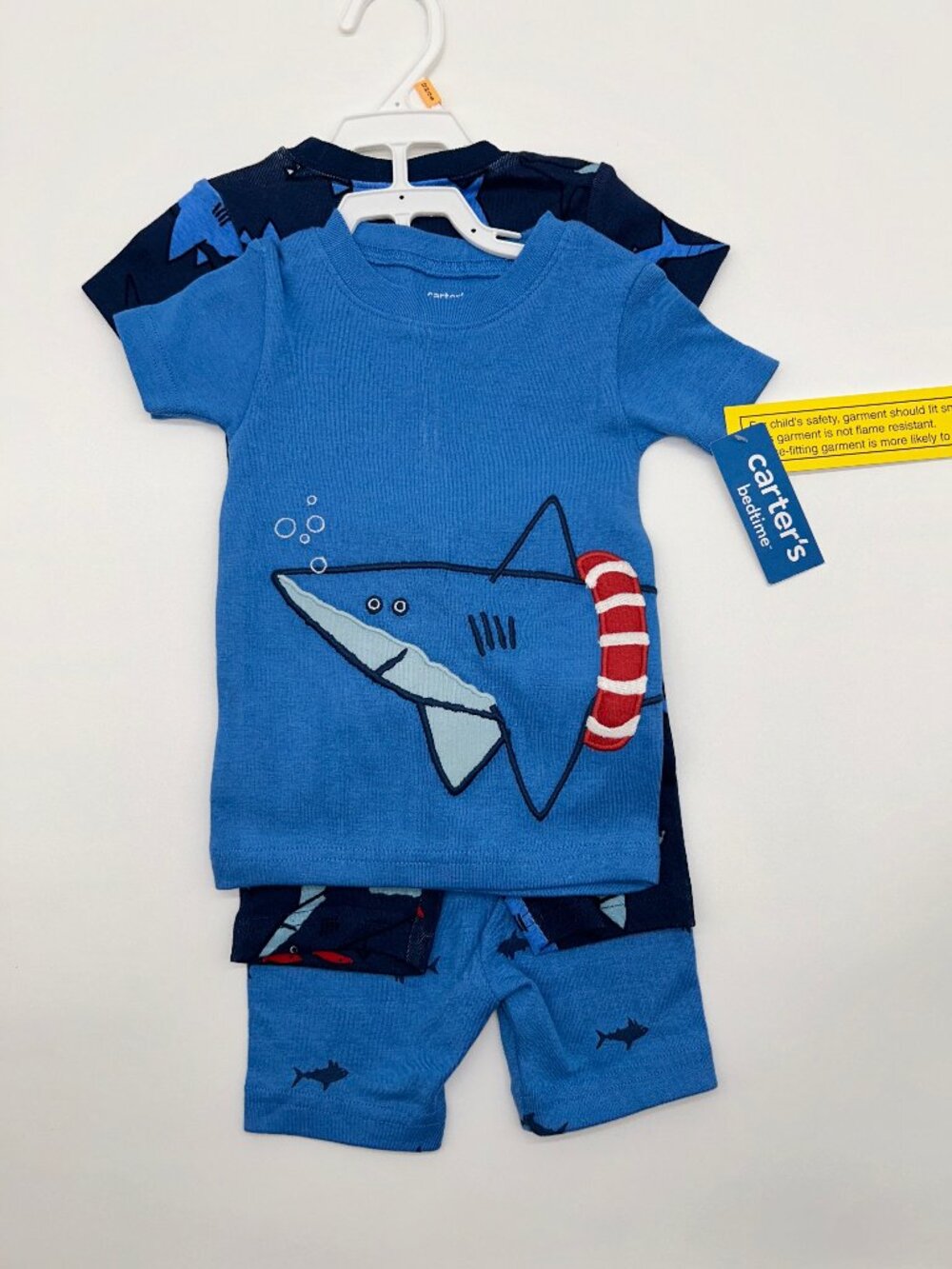 Carter's Boys 12M 4pc Shark Themed Pajama Set